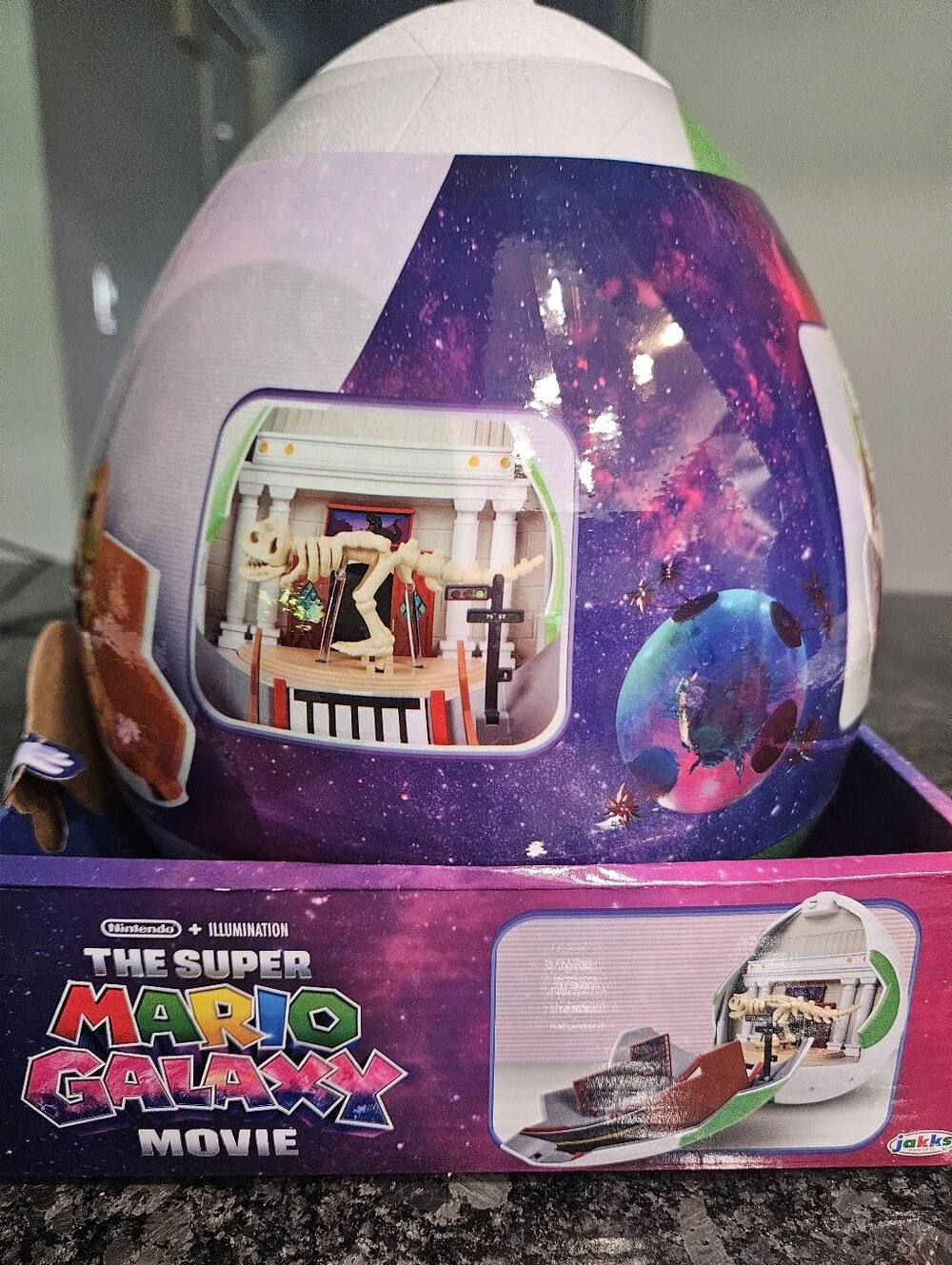 Nintendo Super Mario Galaxy Yoshi Egg Playset - White, Green, Purple, Orange